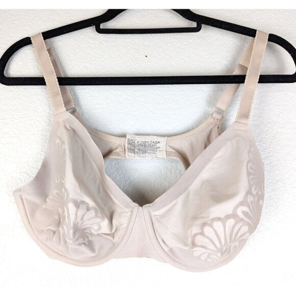 Bali Cream Floral Bra - Picture 1 of 7